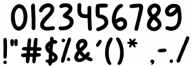 Jojoba Font OTHER CHARS