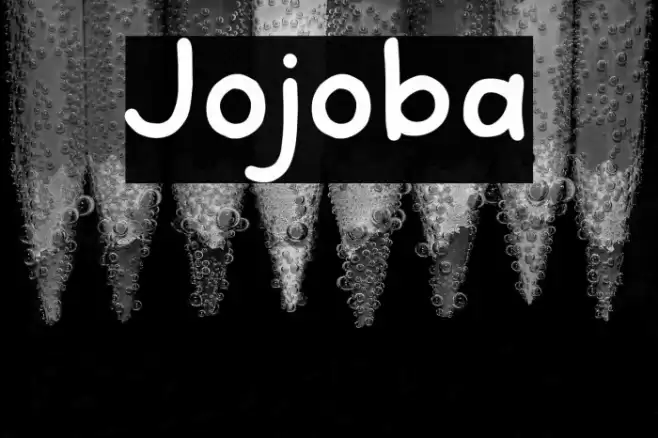 Jojoba Font examples