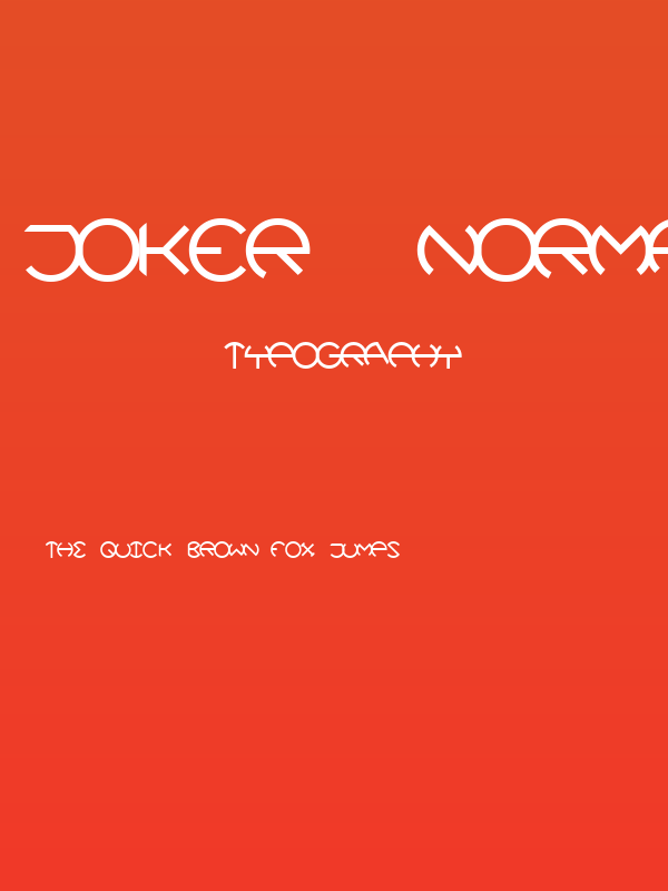 Joker  Normal Poster
