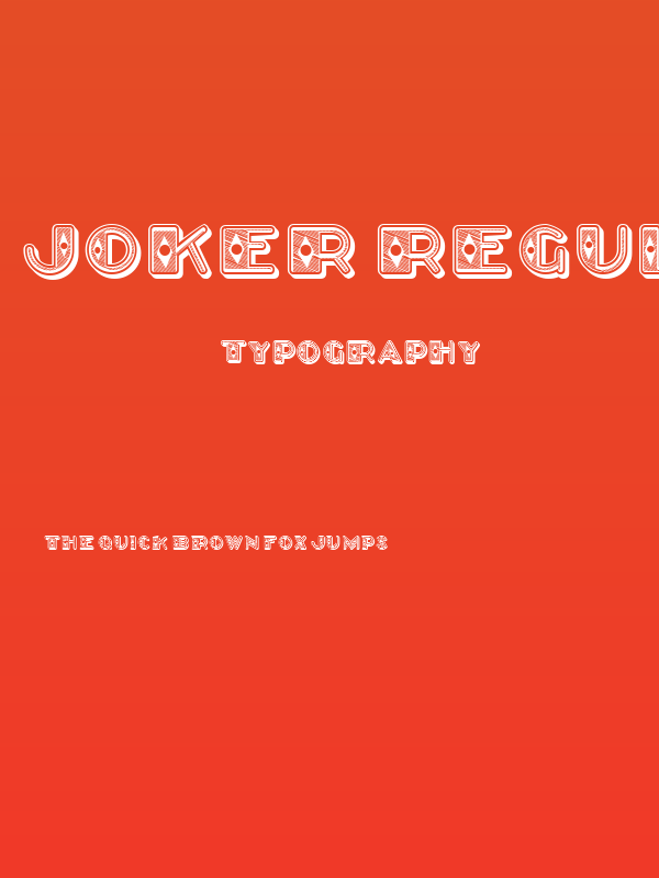 Joker Regular Poster