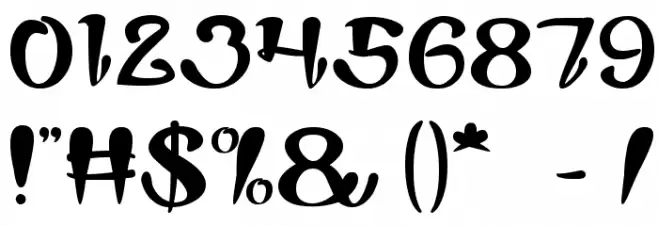 Joker Shoes Font OTHER CHARS