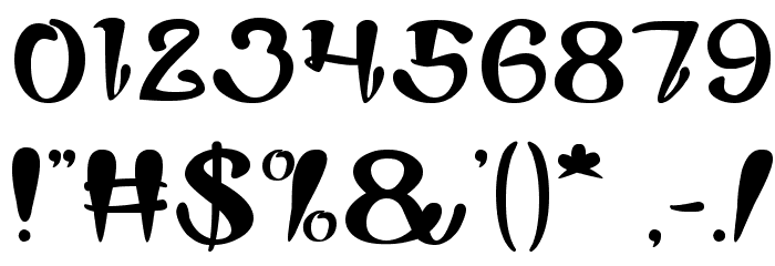 Joker Shoes Font OTHER CHARS