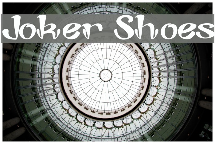 Joker Shoes Font examples
