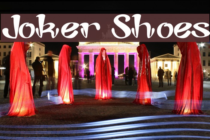 Joker Shoes Font examples