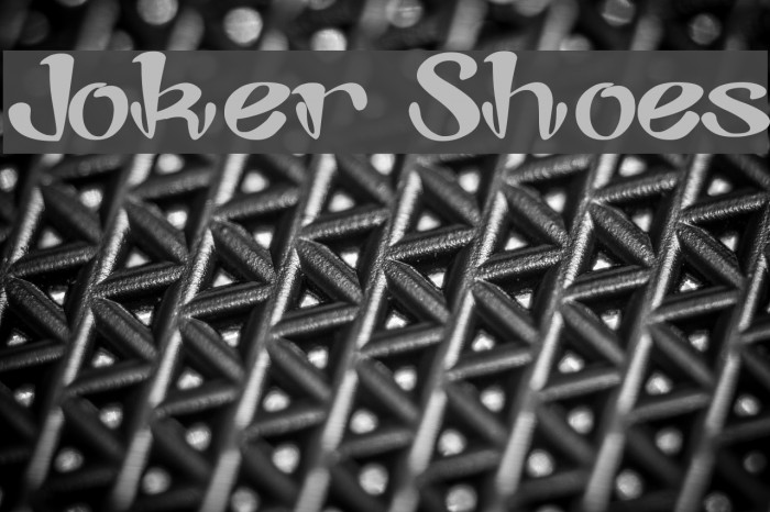 Joker Shoes Font examples