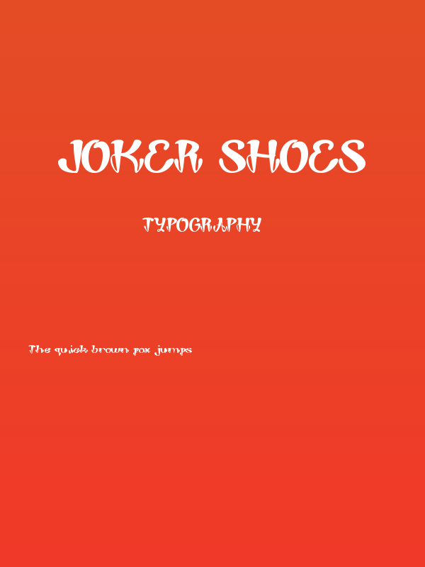 Joker Shoes Poster