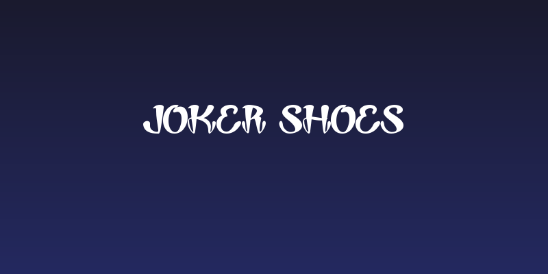 Joker Shoes Social Header