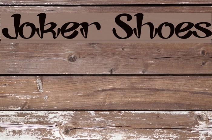 Joker Shoes Example 1