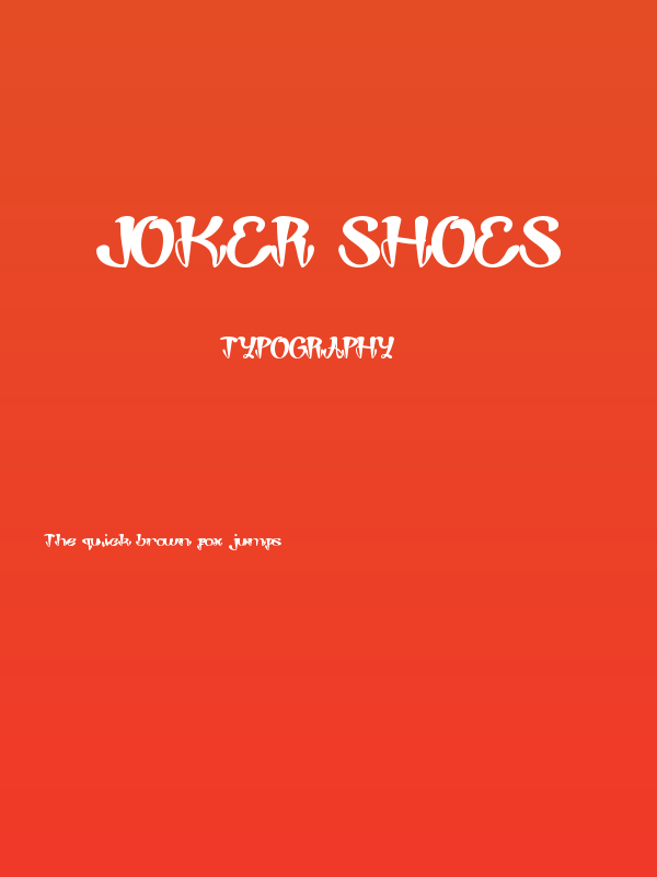 Joker Shoes Poster