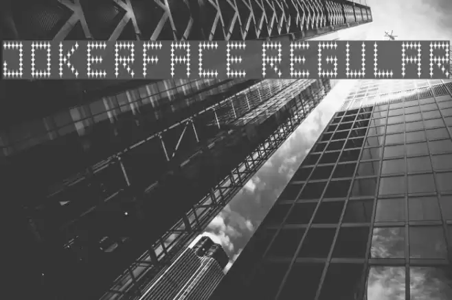 Jokerface Regular Font examples