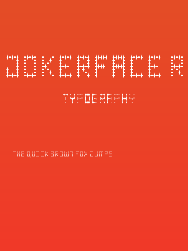 Jokerface Regular Poster