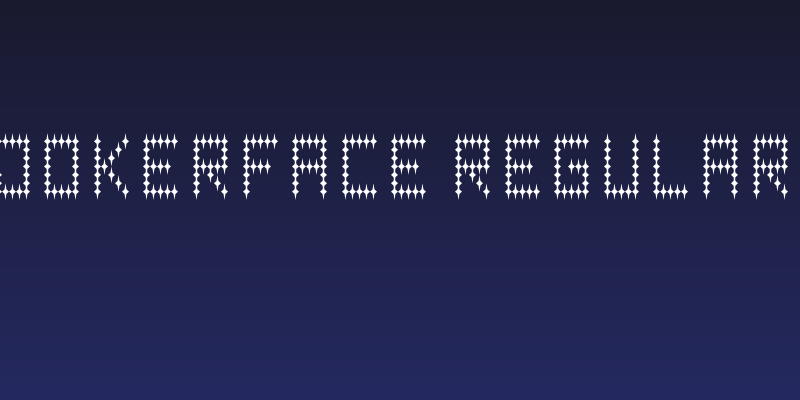 Jokerface Regular Social Header