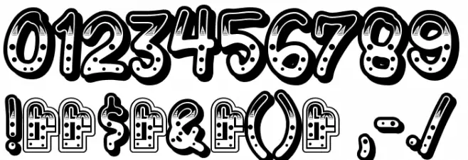 Jokewood Font OTHER CHARS