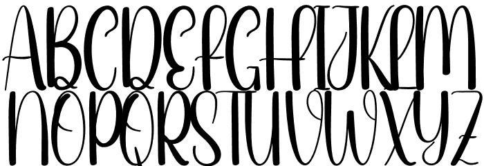 Joking Font UPPERCASE