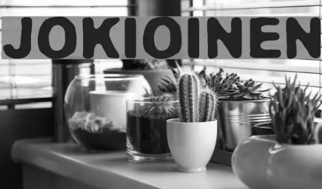 Jokioinen Font examples