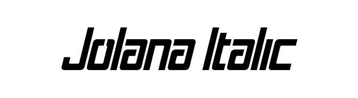 Jolana Italic Fonte