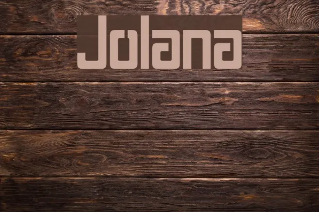 Jolana Example 1