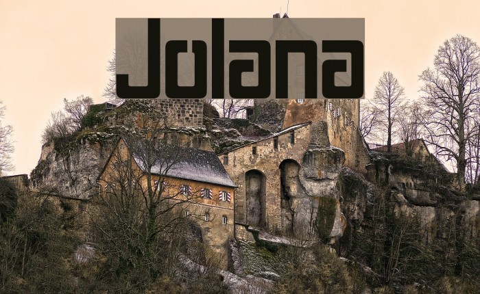 Jolana Font examples