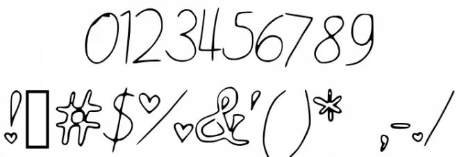 Joli Font OTHER CHARS