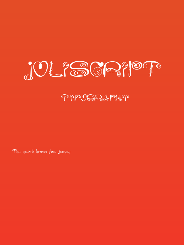 JoliScript Poster
