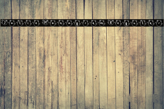 Jolie Monogram Regular Example 2