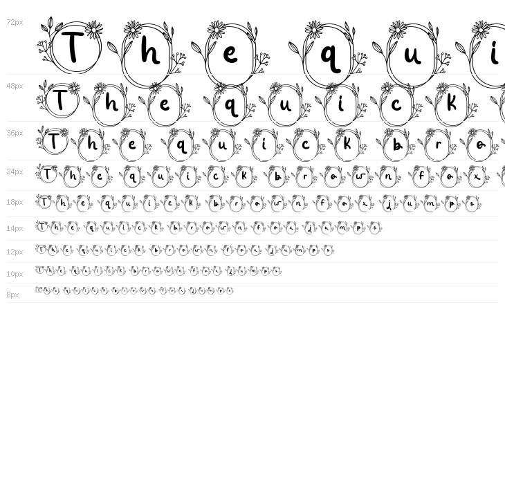 Jolie Monogram Regular Waterfall