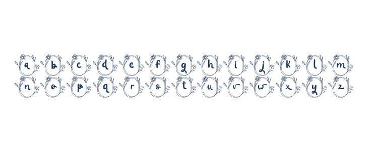 Jolie Monogram Regular Lowercase