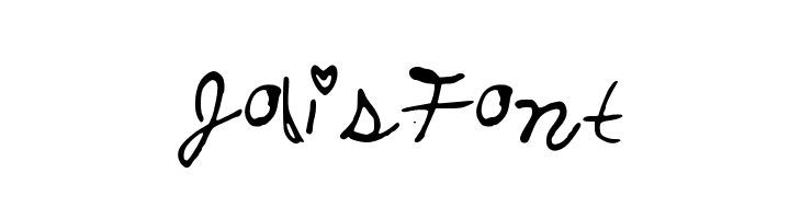 JolisFont Font