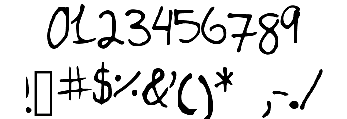 JolisFont Font OTHER CHARS