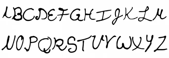 JolisFont 字体 大写