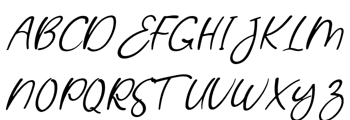 Jollia Bolla Font UPPERCASE