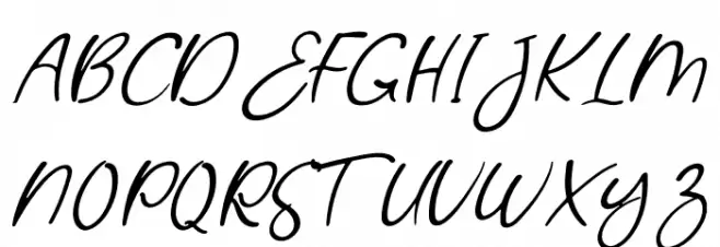Jollia Bolla 字体 大写