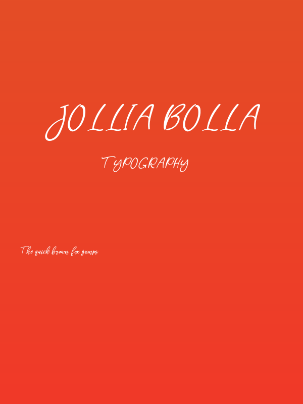 Jollia Bolla Poster