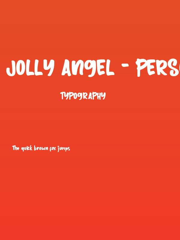 Jolly Angel - Personal use Poster