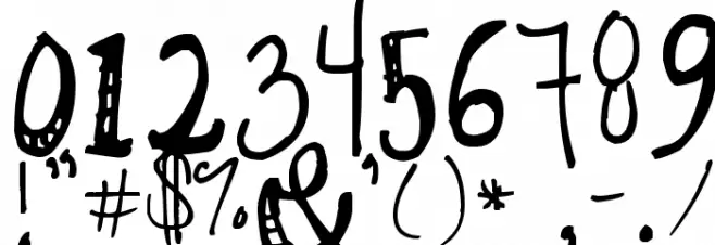 Jolly Beggar Font OTHER CHARS