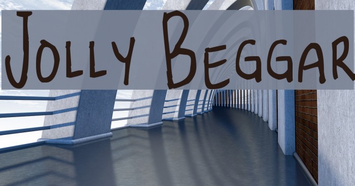 Jolly Beggar Font examples