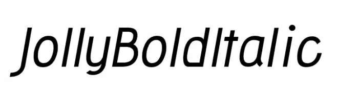 Jolly Bold Italic  Fuentes Gratis Descargar