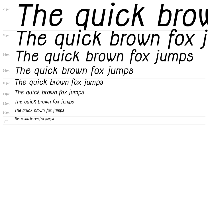 Jolly Bold Italic Waterfall