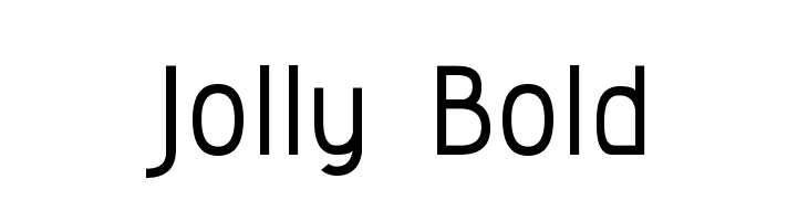 Jolly Bold Font