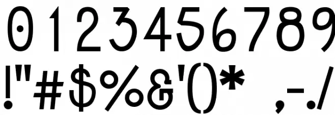 Jolly Bold Font OTHER CHARS