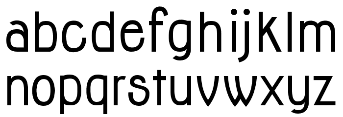 Jolly Bold Font LOWERCASE