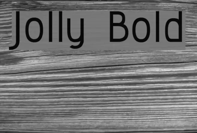 Jolly Bold Font examples