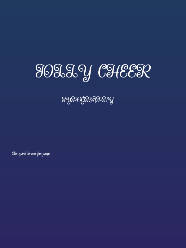 Jolly Cheer Poster