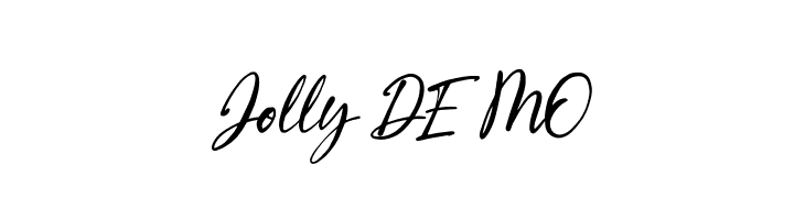 Jolly DEMO  フリーフォントのダウンロード