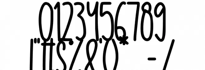 Jolly Dream Font OTHER CHARS