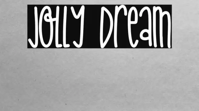 Jolly Dream Font examples