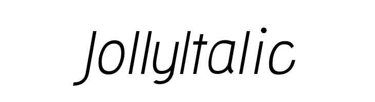 Jolly Italic  Free Fonts Download