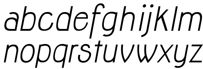 Jolly Italic Font LOWERCASE