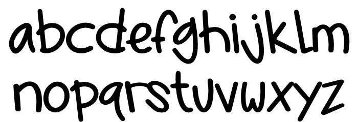 Jolly Joy Font LOWERCASE