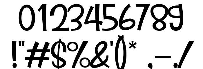 Jolly Rainbow Font OTHER CHARS